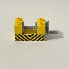 Lego 73037 Winch Yellow Gray Replacement Add-on Piece Part