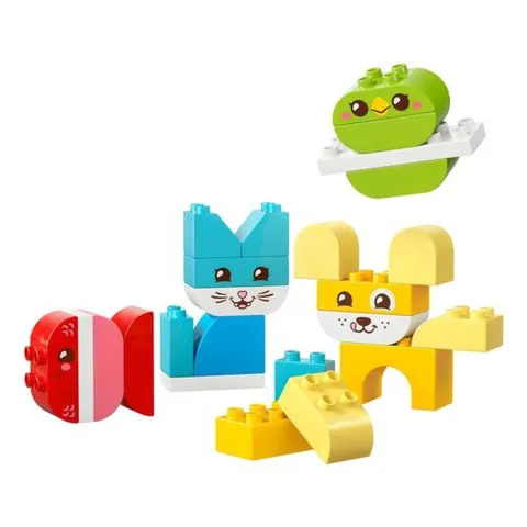 LEGO DUPLO MY FIRST 18m+ Creative Pets 3 in 1 Animal Building Set (24 pcs)