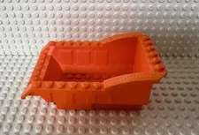LEGO Vehicle, Tipper Bed 12 x 8 x 5 with Fixed Dark Bluish Gray Hinge 18926c01