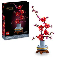 LEGO Icons Plum Blossom Building Set - Artificial Flowers for Home Decor