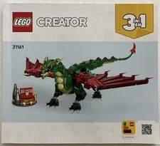 Lego 3 in 1 Creator Medieval Dragon w/Treasure Chest Instruction Manual Only