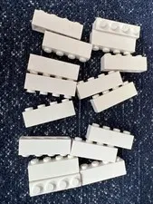 Lego 3010 White Brick 1x4 - 16 Pieces