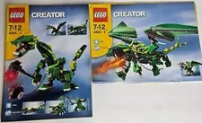 LEGO Creator 4894  Mythical Creatures 2 Instruction Manuals Booklets Only