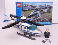 Lego 7741 Police Helicopter Town City 100% Complete