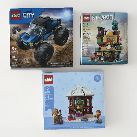 LEGO Sealed Lot of 3 City Truck 60402 Winter Gazebo 40778 Ninjago Gardens 40705