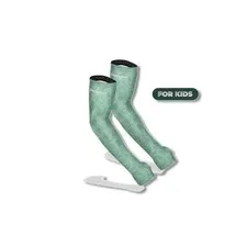 Farmers Defense S Polyester/Spandex Dino Green Protection Sleeves KSLV-DINO-S