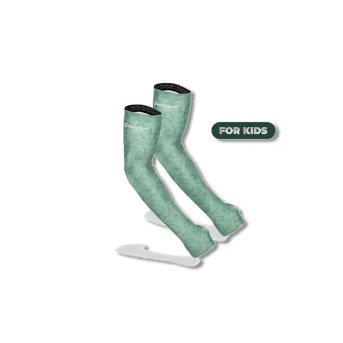 Farmers Defense S Polyester/Spandex Dino Green Protection Sleeves KSLV-DINO-S
