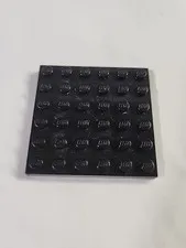 LEGO Parts ● Black Plate 6 x 6 Square ● # 3958 ● QTY 1