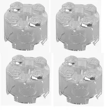 LEGO ® 4x round brick 2x2 transparent clear 39223 6514281 new spare part