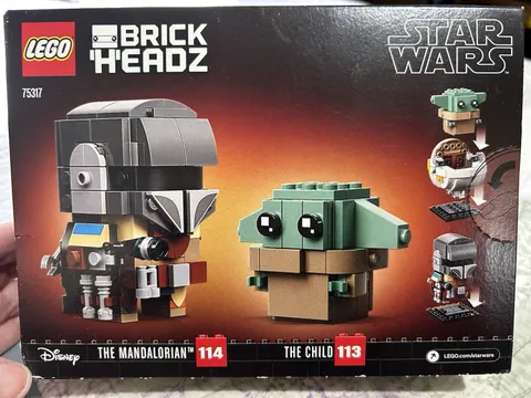 LEGO Star Wars BrickHeadz 75317 Mandalorian & The Child 295 pcs Box 2020