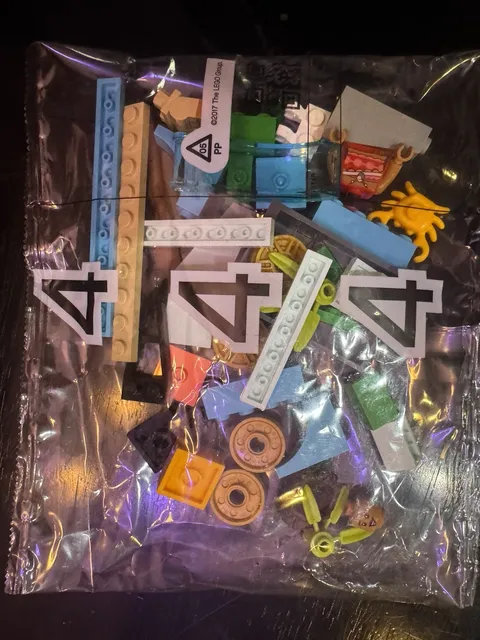Disney Lego Moana Mini Fig With Paddle And Train Heart Of Tafiti, From Set 43212