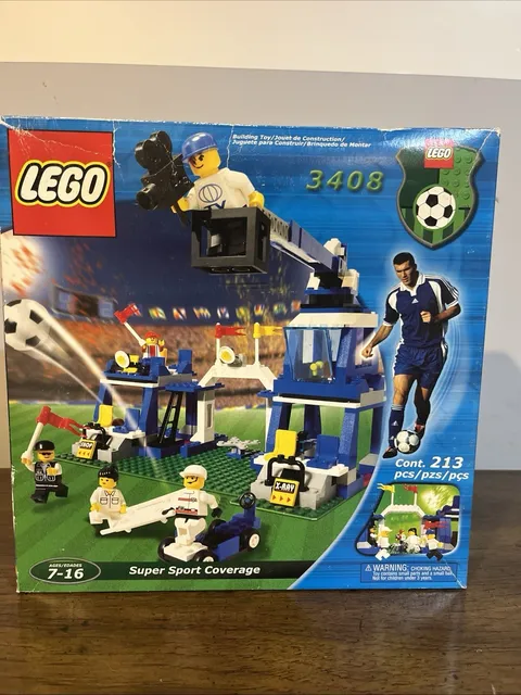 LEGO Sports Football 3408 Super Sports Coverage New (Pieces Sealed)
