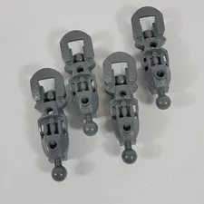 LEGO Bionicle DARK BLUISH GREY Toa Inika Leg Lower Section Part Lot 53548 57475