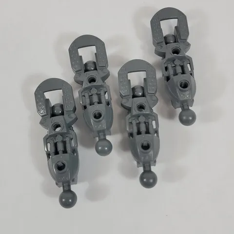 LEGO Bionicle DARK BLUISH GREY Toa Inika Leg Lower Section Part Lot 53548 57475