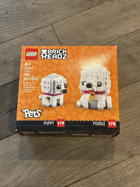 LEGO BRICKHEADZ 40546 POODLE & PUPPY NEW IN BOX