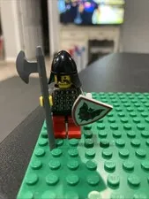 Lego Fright Knight 3 Minifigure cas029 6097 6027 2538 Castle Vintage Shield Lot