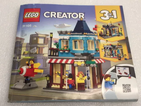 31105 Lego Creator 3 in 1 Town House Toy Store Book - INSTRUCTION MANUAL ONLY