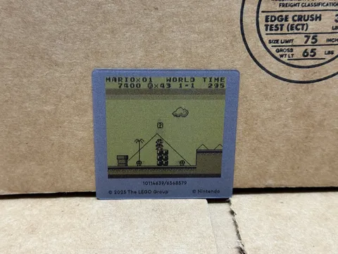 LEGO Parts - Lenticular Game Boy Nintendo Super Mario Land - No 114639 - QTY 1