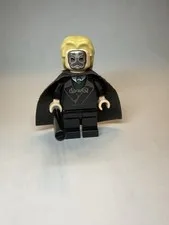LEGO Harry Potter Retired Lucius Malfoy Minifigure HP104 Includes Wand