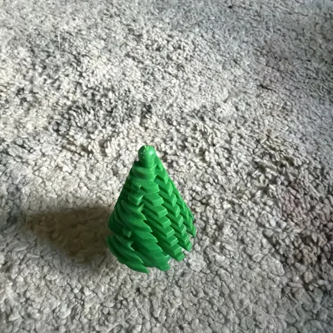 Vintage LEGO Green Pine Tree Piece 