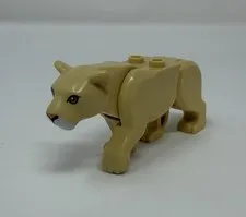 Lego Minifigure Cougar Animal Mountain Lion Rare Figure Toy Replacement