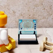New LEGO Computer Screen Target Keyboard Black Blue Engineers Laptop Gear WORK