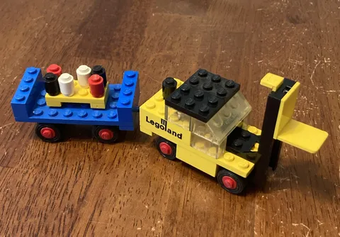 Vintage LEGO Legoland Set 450 Fork Lift 1973
