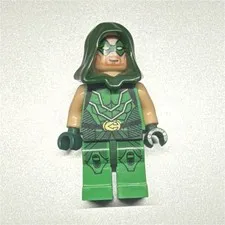 LEGO Green Arrow Minifigure with Hood (RARE 2013 Comic con exclusive mini fig) 