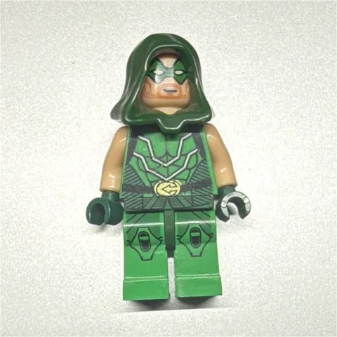 LEGO Green Arrow Minifigure with Hood (RARE 2013 Comic con exclusive mini fig) 