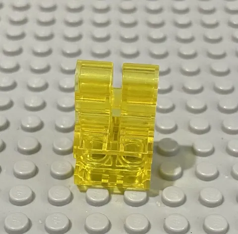LEGO 1 Trans-Yellow Technic, Modular Connector, Part 32137, Set 8253