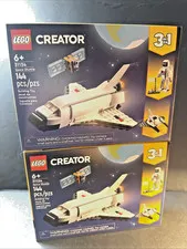 2 NEW LEGO Creator 3 in 1 Space Shuttle Adventure 31134 Sealed Retired Soon