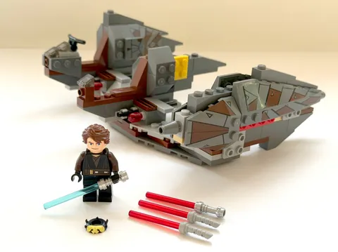 LEGO Star Wars Sith Nightspeeder Parts Anakin Minifigure sw0317 7957 INCOMPLETE!