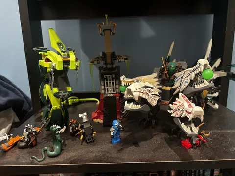 LEGO Ninjago Epic Dragon Battle And Samurai X Minifigure No Manuel Or Box