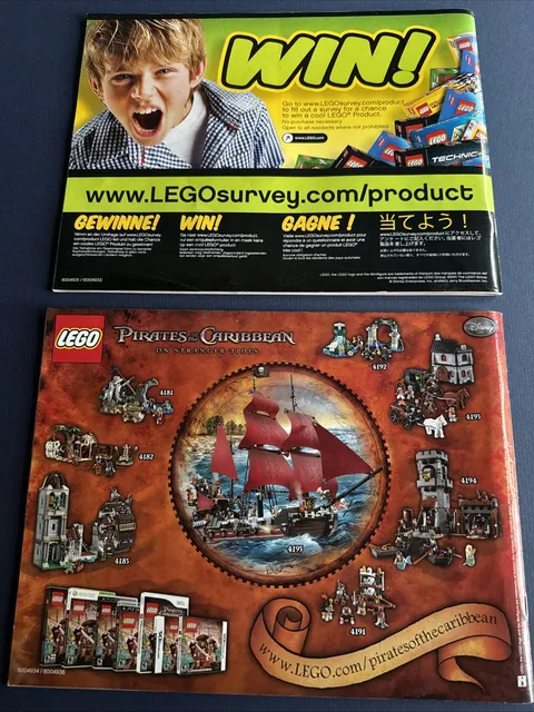 Lego Pirates of the Carrabean Instructions 4184 #1&#2