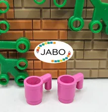 ( S12 / 1 / 14 ) LEGO 3899 Utensil Cup Cup Dark Pink