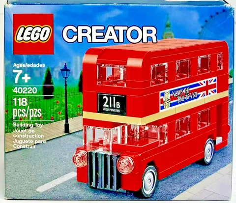 LEGO (40220) Creator: London Bus - New Sealed Retired - 2016 England Town City