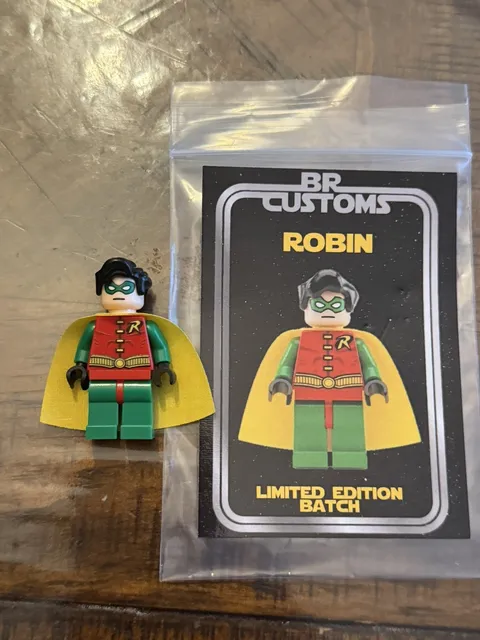 LEGO Robin Minifigure Brick rebellion Customs Limited Edition