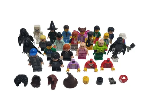 LEGO Minifigures Lot of 20+ Harry Potter Dementor Minecraft DC Lex Luthor Parts