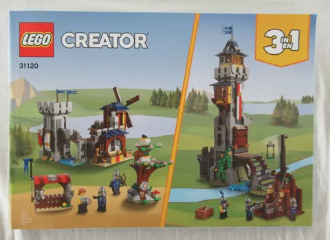 Lego Creator 3-in-1 Medieval Castle #31120 Alternate Instruction Manual 2021