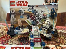 LEGO Star Wars 75206 Jedi & Clone Troopers Battle Pack Set w/ Box & all minifigs