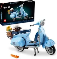 LEGO Icons Vespa 125 Model Building Kit - Vintage Italian Scooter DIY Craft Kit
