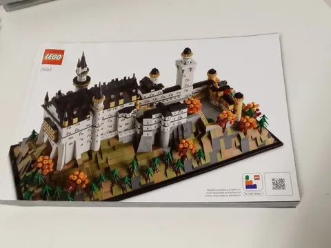 LEGO Manual For Architecture Neuschwanstein Castle Building Set 21063