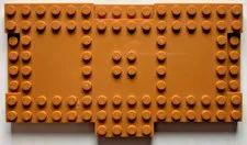 Lego 18922 Medium Nougat Modified 8 x 16 x 2/3 with 1 x 4 Indentations
