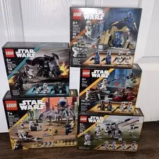 Lego Star Wars Minifigures Lot Of 25 Mini Figures and Accessories Sealed