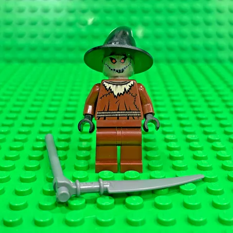 LEGO Batman I Minifigure : Scarecrow - Glow in the Dark Head (bat016) From 7785