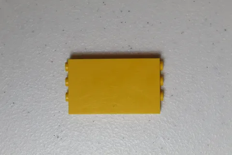 LEGO Yellow 1x6x3 Panel With Side Studs #98280