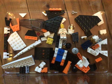 Lego Bulk Used Lots -City 60224 spaceship. Genuine Lego.