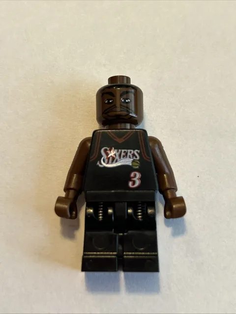 LEGO NBA Basketball Player ALLEN IVERSON 76ers #3 Minifigure