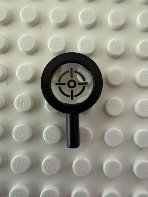 LEGO Minifigure, Utensil Magnifying Glass w Crosshairs 10830c01pb01