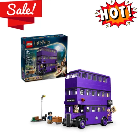 LEGO Harry Potter Knight Bus Adventure 76446 Building Toy Set 5 Minifigures